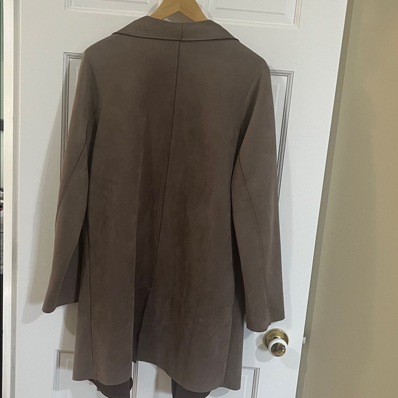 Suede like open front blazer - Picture 5 of 5